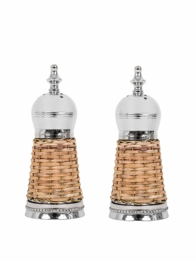 The Enchanted Home Basket weave salt and pepper shaker at Collagerie