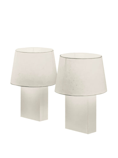 Chairish Parchment lamps (set of 2) at Collagerie