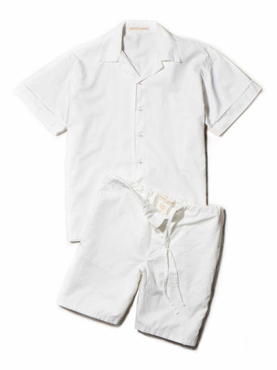 Cleverly Laundry White short set at Collagerie