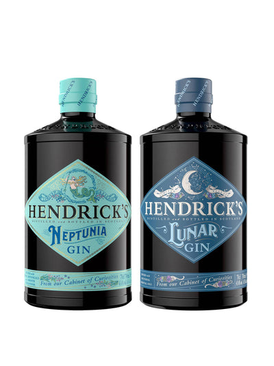 Hendrick's Lunar and Neptunia gin duo at Collagerie