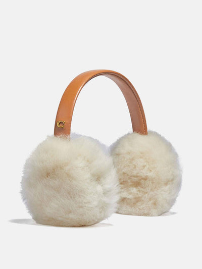 Coach Shearling earmuffs at Collagerie