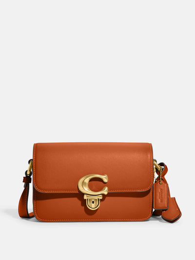 Coach Brown leather shoulder bag at Collagerie