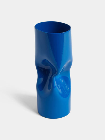 Colville Blue Twisted vase at Collagerie