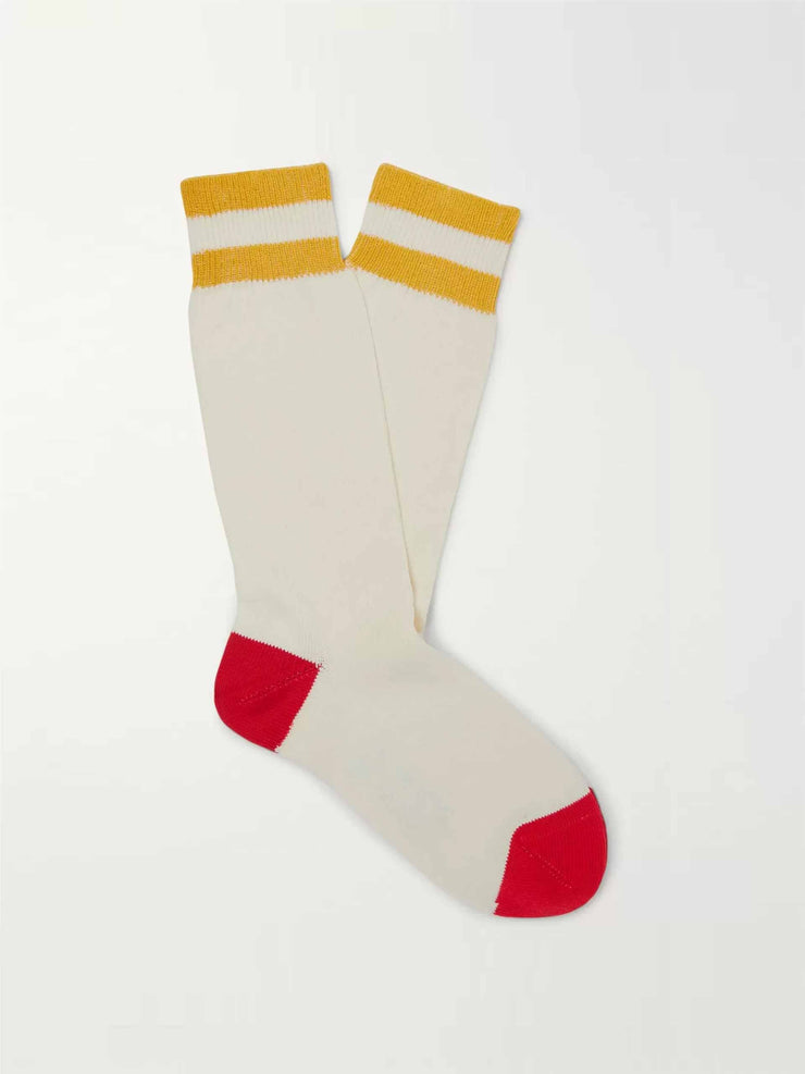 Striped cotton socks
