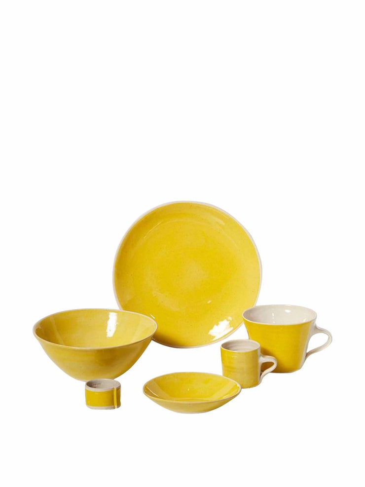 Yellow tableware