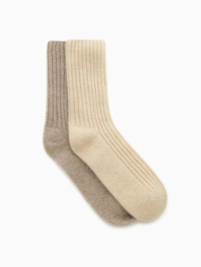 Cos Cashmere socks (set of 2) at Collagerie