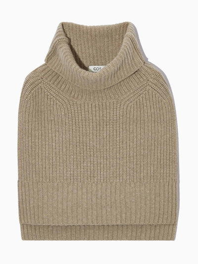 Cos Chunky cashmere vest at Collagerie