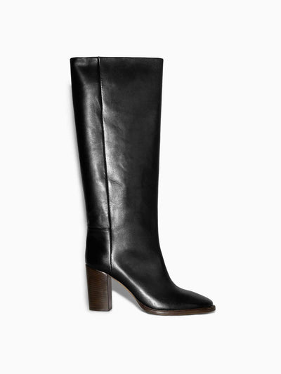 Cos Knee-high leather boots at Collagerie