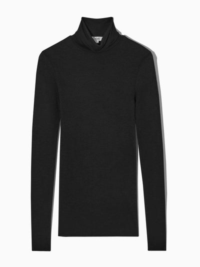 Cos Wool turtleneck top at Collagerie