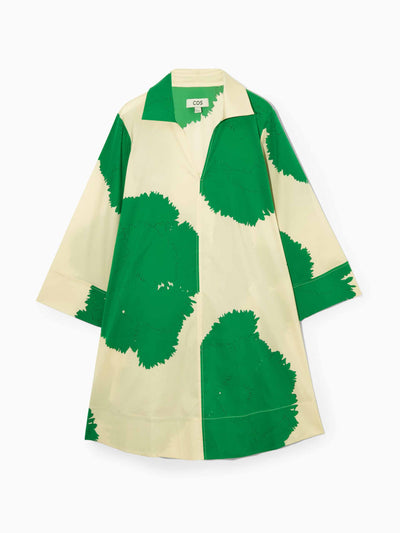 Cos Printed kaftan tunic at Collagerie