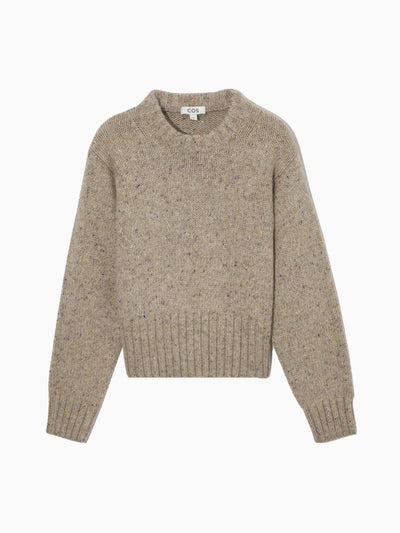 Cos Cropped wool blend jumper at Collagerie