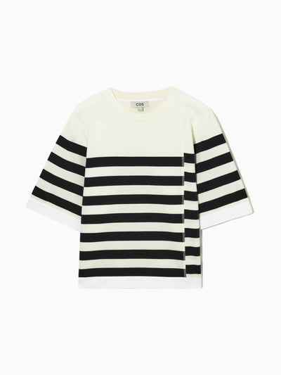 Cos Relaxed-fit striped t-shirt at Collagerie