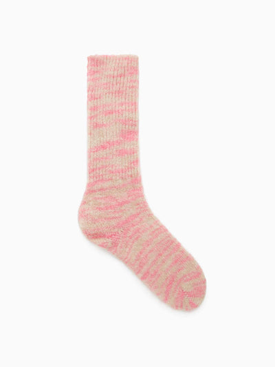 Cos Pink wool blend socks at Collagerie