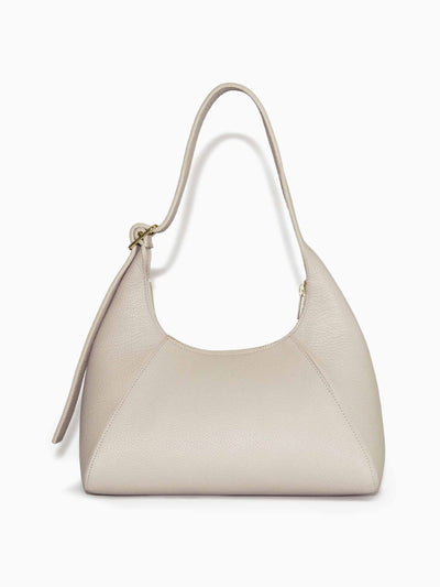 Cos White leather shoulder bag at Collagerie