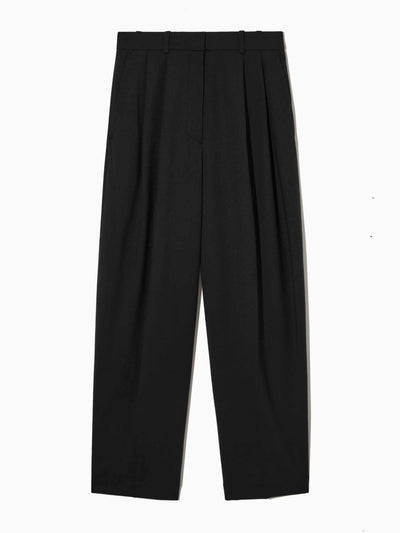 Cos Wide-leg tailored wool trousers at Collagerie