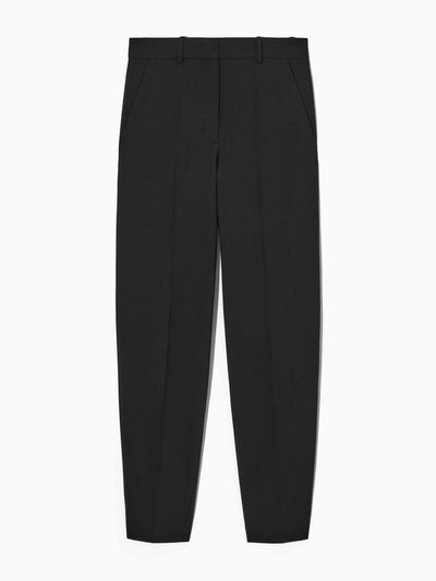 Cos Regular fit tapered wool-blend trousers at Collagerie