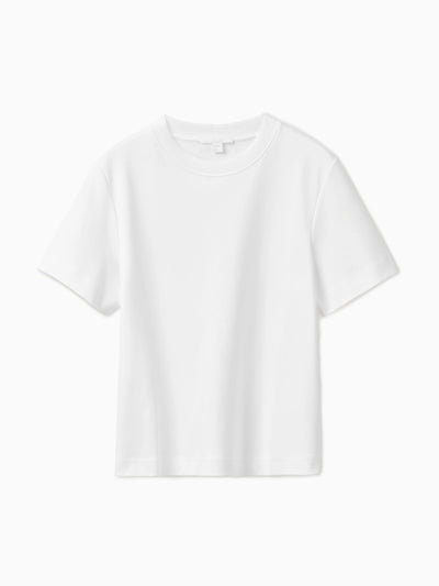 Cos Cotton white t-shirt at Collagerie