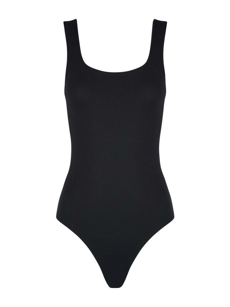 The Poppy black swimsuit
