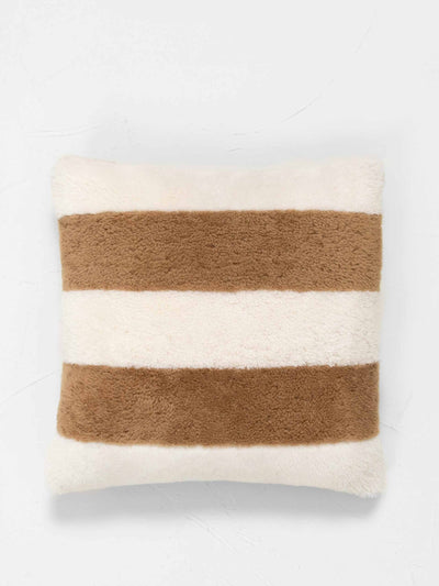 Couverture and the Garbstore Stripe sheepskin cushion at Collagerie