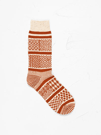 Rototo Jacquard socks at Collagerie