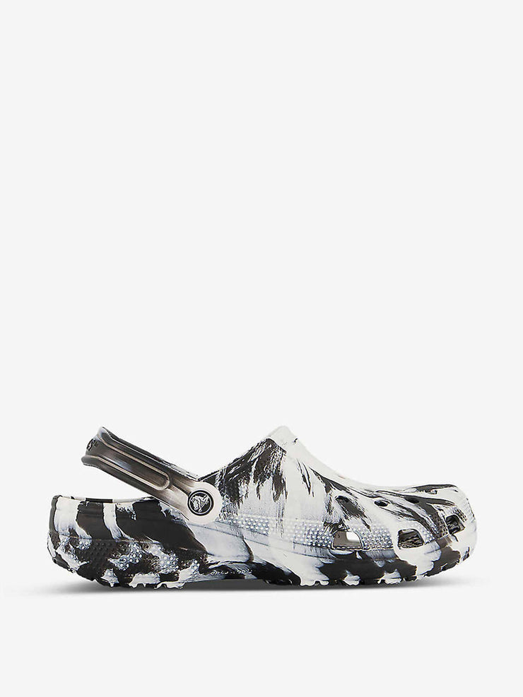 Marble clog sandals