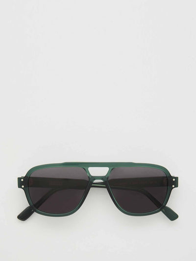 Cubitts Green aviator sunglasses at Collagerie