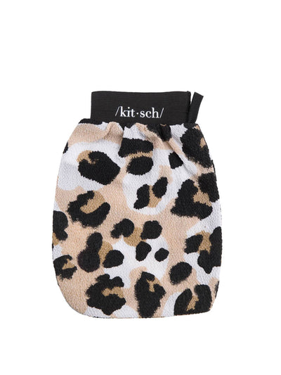 Kitsch Leopard print exfoliating glove at Collagerie