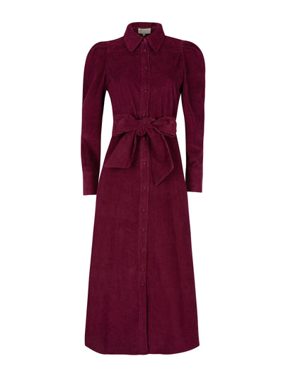 Beulah London Valerie burgundy dress at Collagerie