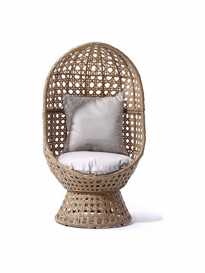 Daals Rattan cocoon chair at Collagerie
