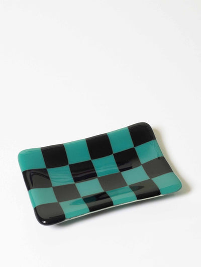David Perry Chequered coloured tray at Collagerie