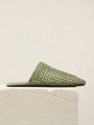 Dear Frances Green slip-ons at Collagerie