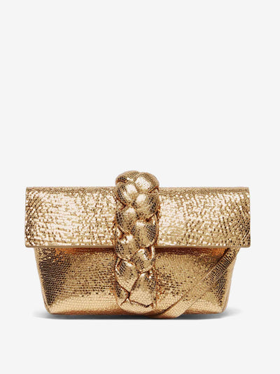 DeMellier Gold mini crossbody bag at Collagerie