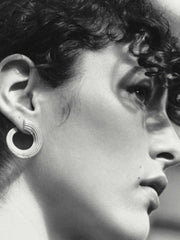 Silver Croissance Illimitée earrings