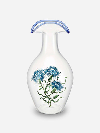 Dior Carafe with blue flowers at Collagerie