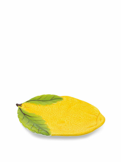 Divertimenti Lemon leaf plate at Collagerie