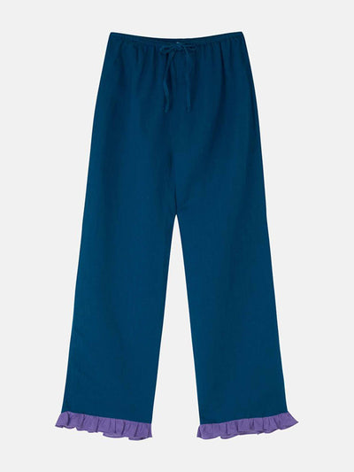 Dora Larsen Ruffle pyjama trousers at Collagerie