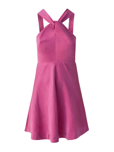 Casa Raki Gala pink mini halter dress at Collagerie