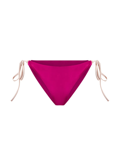 Casa Raki Dafne pink triangle bikini bottom at Collagerie