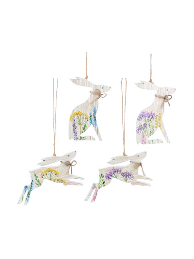 Ella James Hare decorations (set of 4) at Collagerie