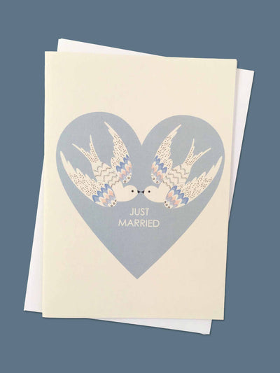 Elvira Van Vredenbrugh Designs Just Married '  card at Collagerie