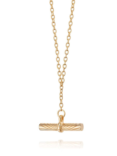 Estée Lalonde x Daisy Gold bar necklace at Collagerie