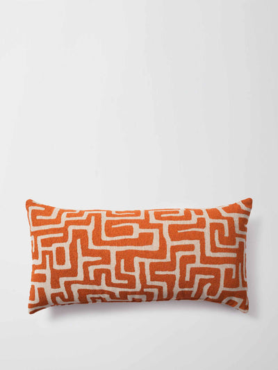 FineRoomLiving African mudcloth geometric print cushion at Collagerie