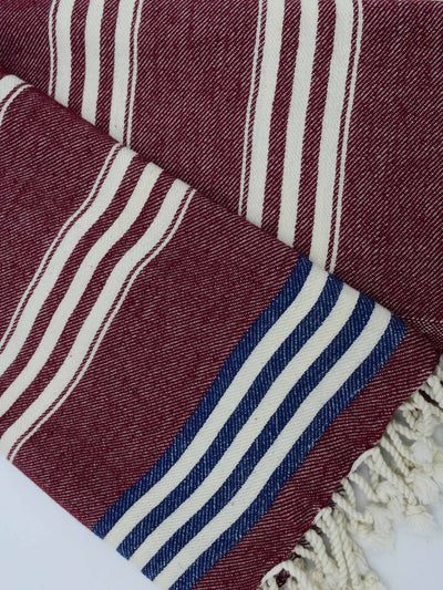 turkishdowry Striped beach towel at Collagerie