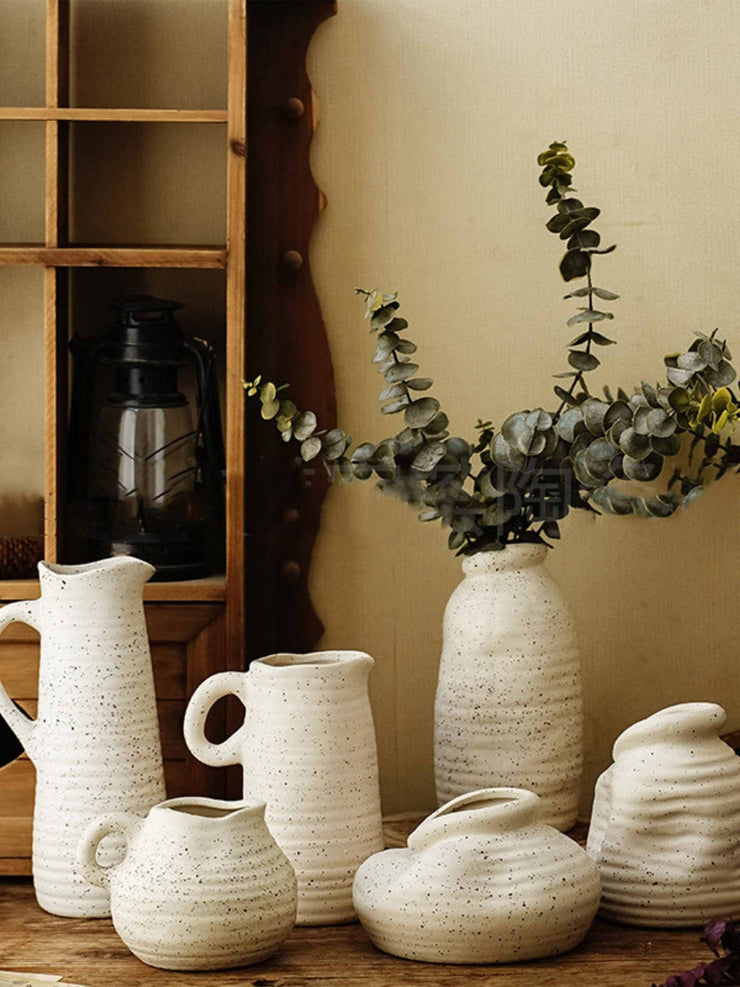 Handmade irregular shape vases