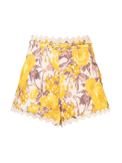 Zimmermann Ikat floral print shorts at Collagerie