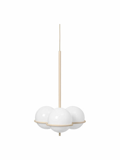 Ferm Living Opal globes chandelier at Collagerie