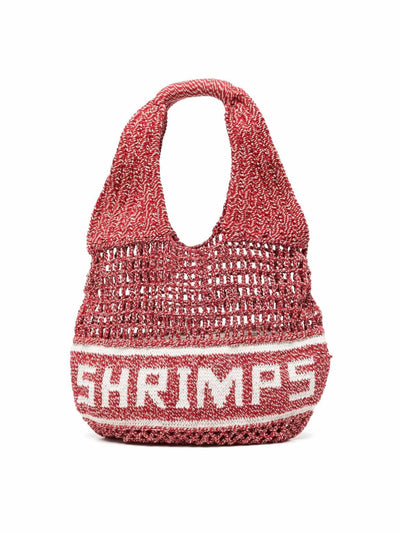 Shrimps Crochet knotted tote bag at Collagerie