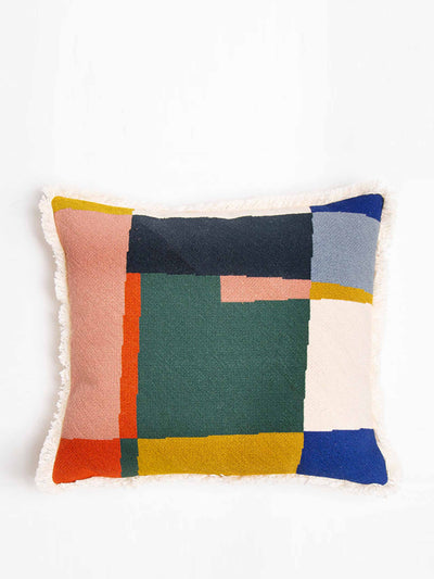 Studio Ashby Geometric cushion at Collagerie