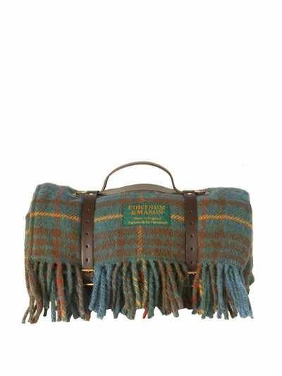 Fortnum & Mason Tweedmill polo picnic blanket at Collagerie