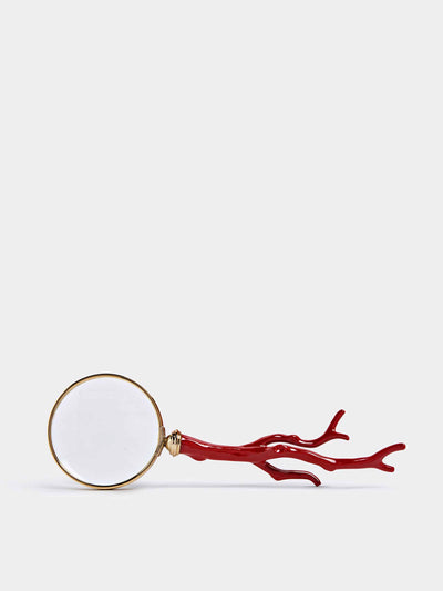 L'Objet Coral magnifying glass at Collagerie